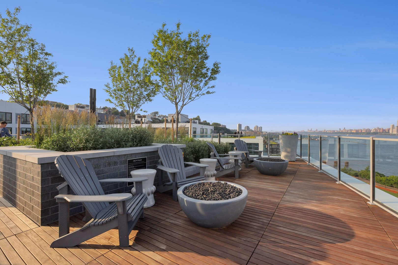 Rooftop firepits